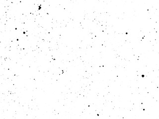 Vector abstract black ink splatter texture on white background. Random paint drops, splashes and stains in grunge style. Perfect for backgrounds, overlays, packaging design, posters
