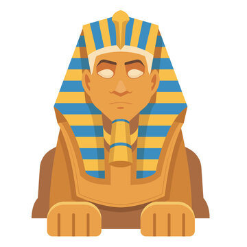 Spinx icon flat illustration