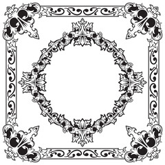 Premium Ornamental Outlines Frames for Invitations