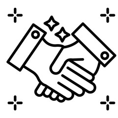 Cooperation Vector Icon