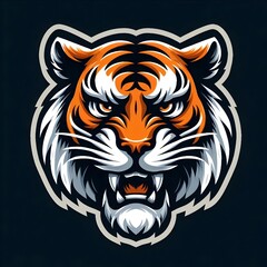tiger head vector