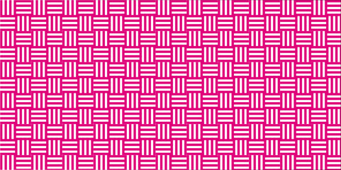 A continuous pattern of thin vertical and horizontal lines intersecting to form a subtle mesh grid. plastic weave pattern
