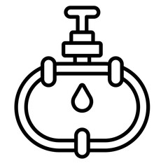 Pipeline Vector Icon