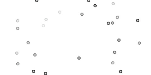 Luxurious Silver Confetti and Streamers Flow Seamlessly Across a Transparent Canvas – A Perfect Accent for Elegant Celebrations and Printed Materials. Seamless Silver Confetti & Streamers Falling Eleg