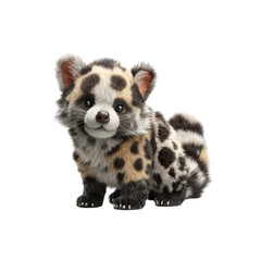 Obraz premium Adorable Baby Binturong Cute and Fuzzy Wildlife