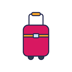 Luggage Vector icon