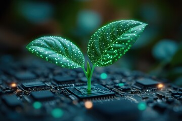 Digital green growth emerges from technology in the fusion of nature and innovation