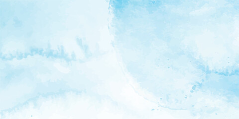 Expressive Blue and Rainbow Ink Watercolor Background &ndash; Wet and Textured Canvas for Posters, Flyers, and Elegant Invitations"