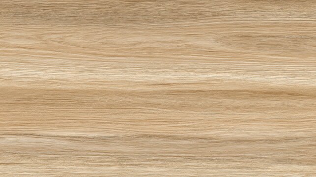 Beige light brown oak wood texture background with natural parallel grain patterns, warm organic surface detail for design applications.