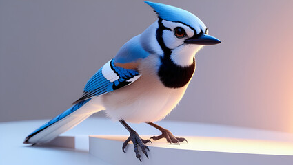 blue jay on a branch