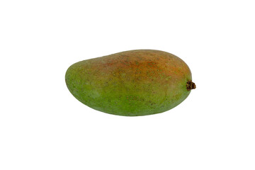 fresh mango fruit isolated on transparent background.