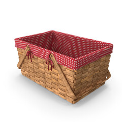 Basket isolated on transparent background