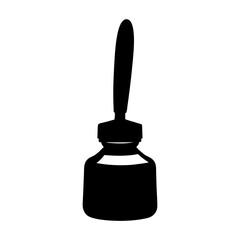 Inkwell with pen, a timeless symbol of writing and creative expression
