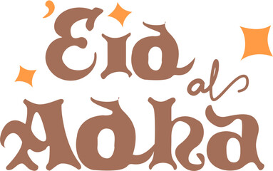 Eid la Adha lettering