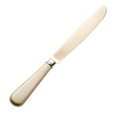 Obraz premium Stainless Steel Butter Knife Isolated on White