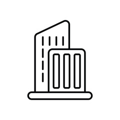 Commercial Building Vector icon
