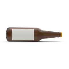 Beer Bottle isolated on transparent background