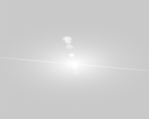 Bright White Lens Flare, radiant light burst
