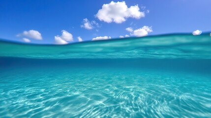 Fototapeta premium tropical beach with blue sky