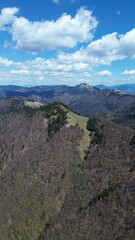 Aerial view of Velka Fatra national park, Slovakia