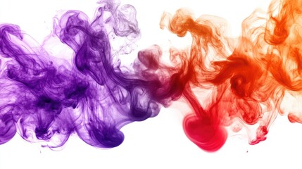 Vibrant colors mixing in a beautiful liquid abstract art piece.
