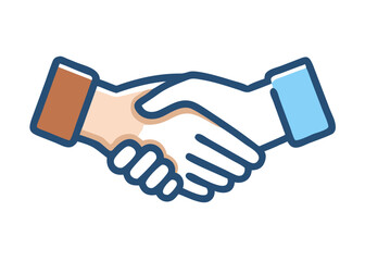 Hand shake logo icon