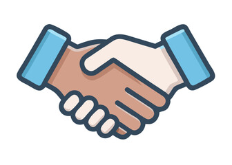 handshake vector illustration