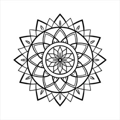 Fototapeta premium Abstract geometric star and circle element vector design illustration