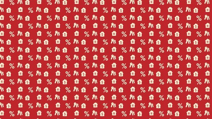 Vector seamless estate pattern design