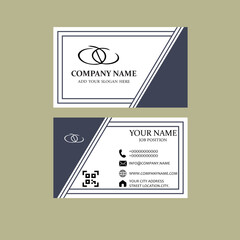 Business Card Design Creative Modern Unique Professional Business Template.