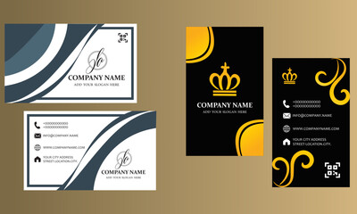 Business Card Design Creative Modern Unique Professional Business Template.