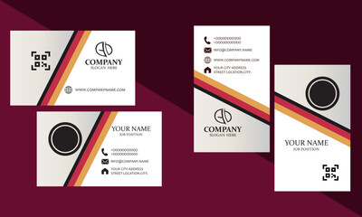 Business Card Design Creative Modern Unique Professional Business Template.