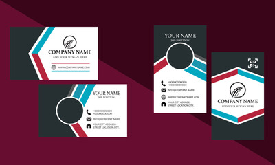 Business Card Design Creative Modern Unique Professional Business Template.