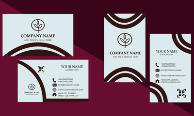 Business Card Design Creative Modern Unique Professional Business Template.