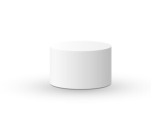 Png elegant podium on transparent background. Minimal 3D pedestal for product or cosmetic presentation. Modern platform mockup for advertising, beauty, or fashion showcase.