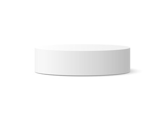 Png elegant podium on transparent background. Minimal 3D pedestal for product or cosmetic presentation. Modern platform mockup for advertising, beauty, or fashion showcase.