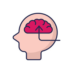Neuromarketing Vector icon