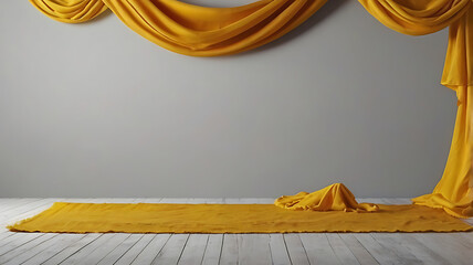 solid background single yellow color product Banner 