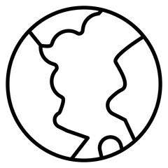 Earth Vector Icon