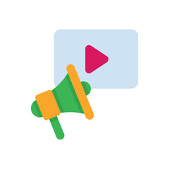 Video Markeiting Vector icon