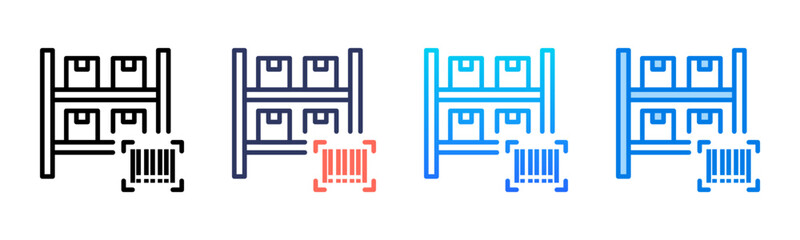 Inventory icon sheet multiple style collection