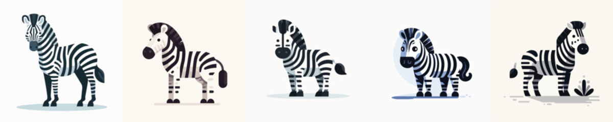 Vector of a zebra