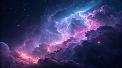 Fototapeta premium Galaxy background