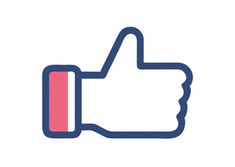 Obraz premium Like icon. Thumbs up