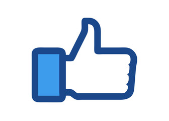 Obraz premium Like icon. Thumbs up