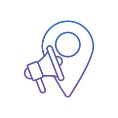 Proximity Marketing Vector icon