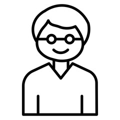 Elderly Vector Icon