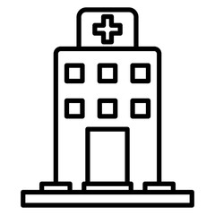 Hospital Vector Icon