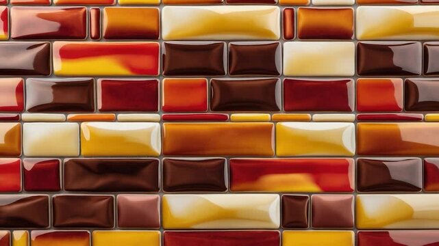 Ceramic pattern with tiles