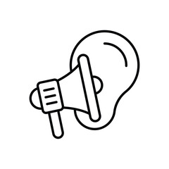 Buzz Marketing Vector icon